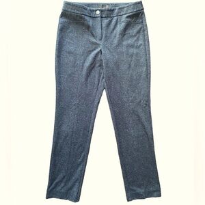 Laura Dark Gray Slim Leg Pants Size 6